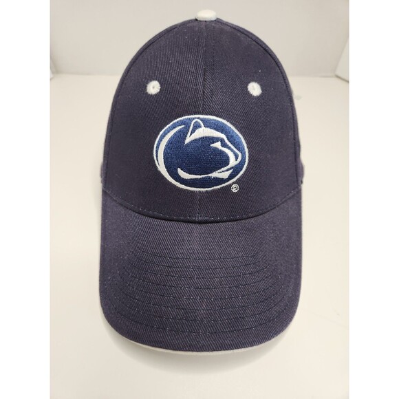 NWT Penn State Nittany Lions Hat Cap Strap Back Adjustable College Football Blue - Picture 1 of 8